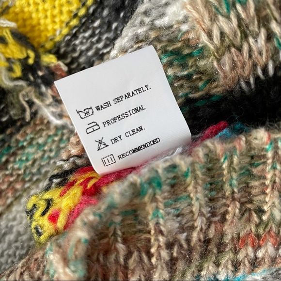 MISSLOOK Colorful Striped Knit Open Cardigan. Medium, NWOT - Picture 9 of 9